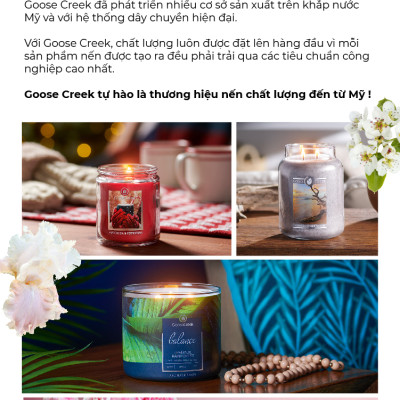 Nến ly Goose Creek (200g) - Hibiscus Fruit Punch