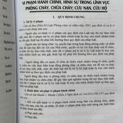Sách Pháp Luật Về Phòng Cháy Và Chữa Cháy – Danh Mục Cơ Sở Thuộc Diện Quản Lý Về Phòng Cháy Và Chữa Cháy (V2519T)