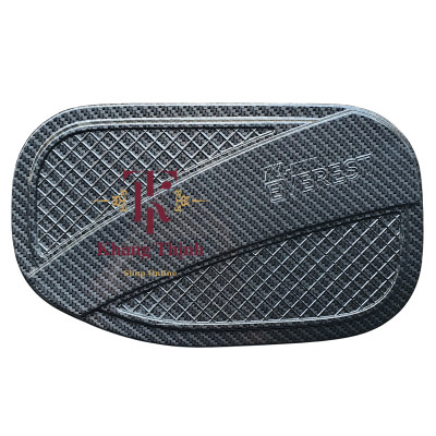 Ốp Nắp Bình Xăng Dành Cho Xe Ford Everest 2016-2021 Vân Carbon Cao Cấp