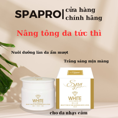 Dưỡng Thể Trắng Da Nâng Tông Body Dành Cho Da Nhạy Cảm SPA PRO (130g)