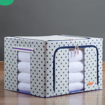 Tủ Vải Đựng Đồ Khung Thép Chịu Lực, Túi Đựng Chăn Màn Quần Áo miDoctor Tiện Lợi - Giao Màu Ngẫu Nhiên