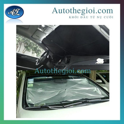 Ô Che Nắng Kính Lái Ô Tô Gấp Gọn -Ô Chống Nóng Kính Trước Xe Hơi -Dù Che Kính Lái Xe Ô Tô Bạc Cách Nhiệt Chống Nắng Tốt