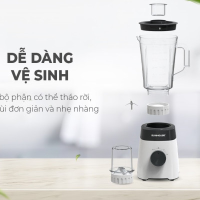 MÁY XAY SINH TỐ ĐA NĂNG SUNHOUSE SHD5114 - Hàng Chính Hãng - Bảo Hành 12 Tháng Toàn Quốc