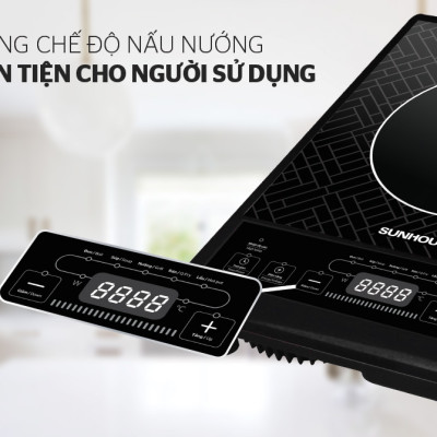 Bếp Hồng Ngoại Sunhouse SHD6011 (2000W) - Đen- hàng chính hãng