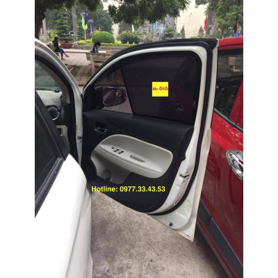 Rèm Che Nắng Xe Mitsubishi Mirage 2012-2016 Hàng Chuẩn Xịn Loại 1 