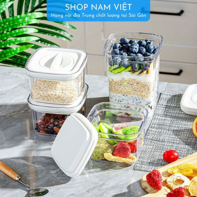 Hộp đựng đồ khô, bảo quản thực phẩm nắp vặn chân không nhiều kích cỡ