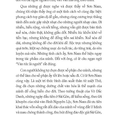 Văn Hóa Nam Bộ Qua Cái Nhìn Của Sơn Nam