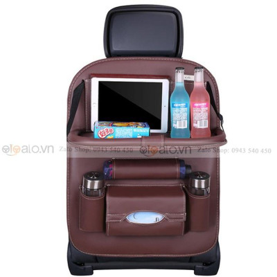 Túi kệ da treo để đựng đồ đa năng trên ô tô xe hơi da PU cao cấp