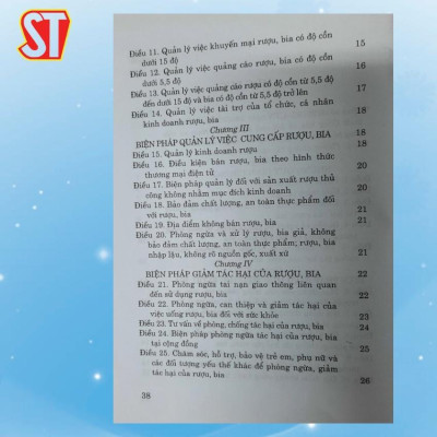 Sách - Luật Phòng, Chống Tác Hại Của Rượu, Bia (Hiện Hành) - NXB Chính Trị Quốc Gia