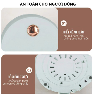 Nồi Cơm Điện Chính Hãng SOWUN SW699 0.8L, Lòng Nồi 5 Lớp Dày Dặn, Phủ Lớp Chống Dính Cao Cấp