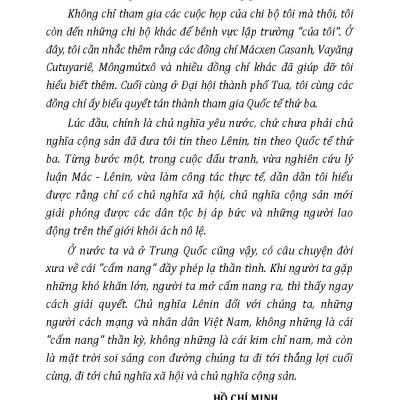 Chủ Tịch Hồ Chí Minh Với Nước Nga