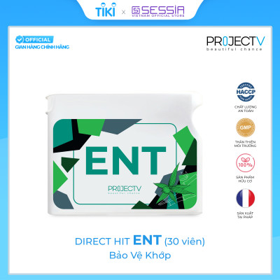 [TẶNG 5 TÚI PV ZIP] Thực Phẩm Sức Khoẻ LV+ENT | V Alphabet - Làn da rạng rỡ & Xương khớp khoẻ mạnh - PROJECT V - Xuất xứ Pháp, Hàng Chính Hãng
