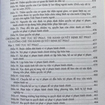Thủ Tục Xử Phạt Vi Phạm Hành Chính Và Thi Hành Quyết Định Xử Phạt Vi Phạm Hành Chính