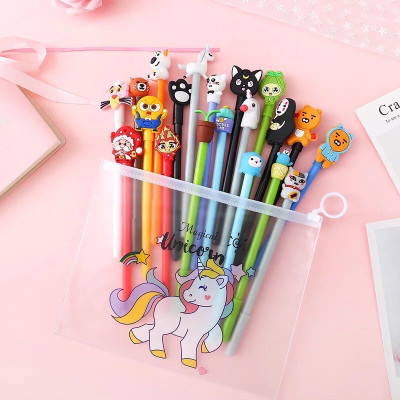 Túi 20 cây bút bi  hình thú cho bé , kèm túi zip ,nhiều màu sắc ,ngộ nghĩnh ,xinh xắn ,đáng yêu cho bé tha hồ lựa chọn