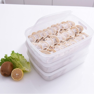 Hộp bảo quản thực phẩm hình chữ nhật, nắp mềm 2 lít - Hàng nội địa Nhật Bản