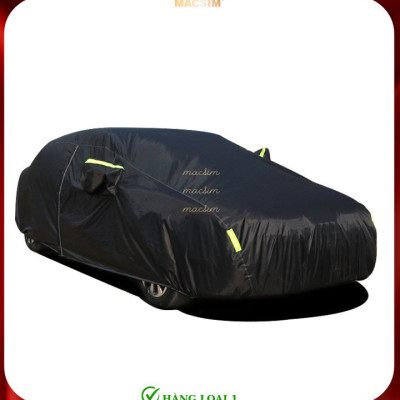 Bạt phủ ô tô Mazda 3 nhãn hiệu Macsim sử dụng trong nhà và ngoài trời chất liệu Polyester - màu đen 