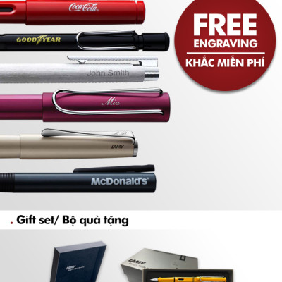 Bút Bi Lamy Logo Black 205 - Mực Xanh - 4000852