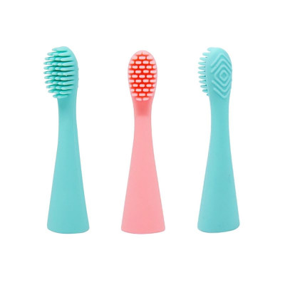 Đầu bàn chải silicon thay thế cho bé Marcus & Marcus - Xanh dương