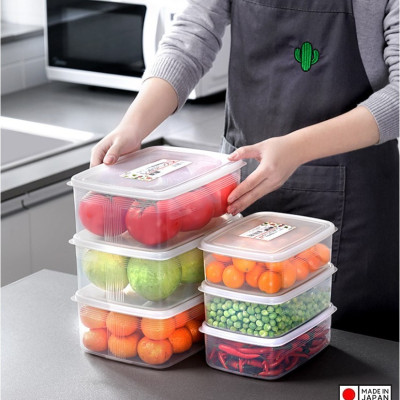 Bộ 3 hộp đựng thực phẩm 3L cỡ lớn nắp kín dùng cho quán ăn, nhà hàng Nội địa Nhật Bản