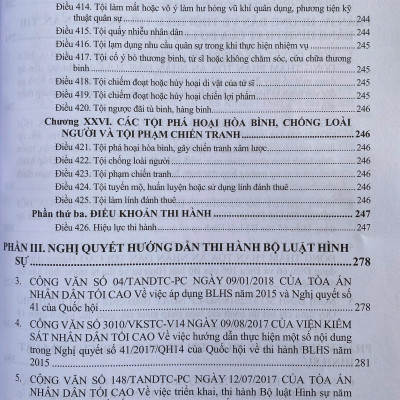 Bộ Luật Hình Sự Năm 2015 ( Sửa Đổi, Bổ Sung Năm 2017, 2025 )