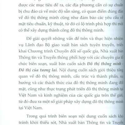 Đô Thị Thông Minh - Đô Thị Của Tương Lai