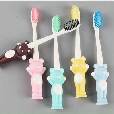 Set 4 Bàn Chải Hình Thú Ngộ Nghĩnh Cho Bé Chuẩn Nhật - Hàng Chính Hãng MINIIN