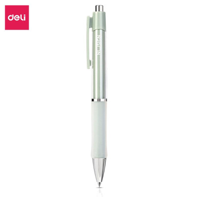 Bút Bi Nước Mực Gel Màu Đen Cao Cấp Ngòi 0.5mm Có Đệm Tay Deli - 4 Màu Sắc Thời Trang BST Văn Phòng Phẩm Cao Cấp Nusign - NS645