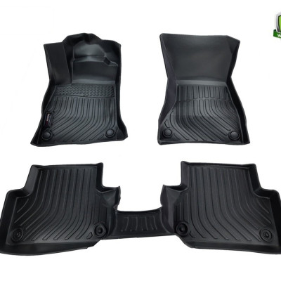 Thảm lót sàn xe ô tô Audi A5/ S5 2008-2017 Nhãn hiệu Macsim chất liệu nhựa TPE cao cấp màu đen