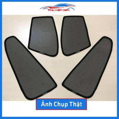 Bộ 4 rèm chắn nắng nam châm Mazda 3 2015-2016-2017-2018-2019 khung cố định chống tia UV