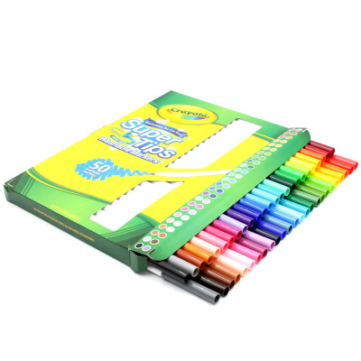 Bộ Bút Lông 50 Màu Super Tips Washable Markers - Crayola 585050