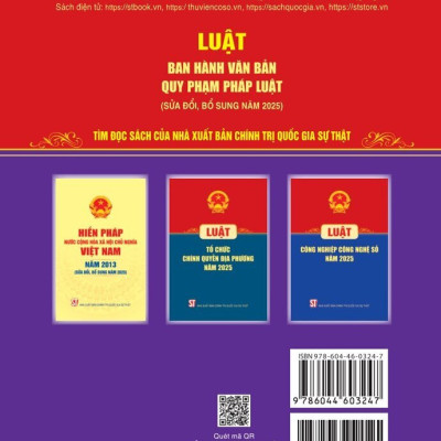 Luật Ban hành văn bản quy phạm pháp luật (sửa đổi, bổ sung năm 2025)
