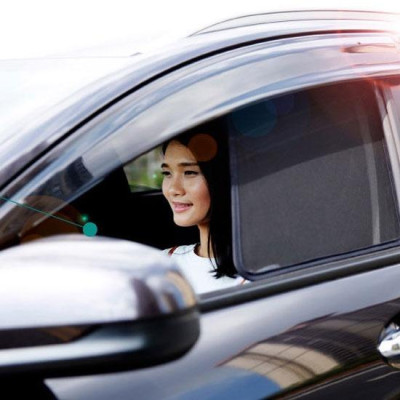 Rèm che nắng nam châm cho xe Honda Jazz, bộ 4 tấm cho 4 cửa, hàng loại 1 cao cấp nhất, vừa khít kính