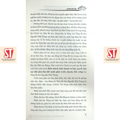 Sách - Biến Thách Thức Thành Cơ Hội Quyết Tâm Tạo Đột Phá Đưa Đất Nước Phát Triển Nhanh, Bền Vững - NXB Chính Trị Quốc Gia