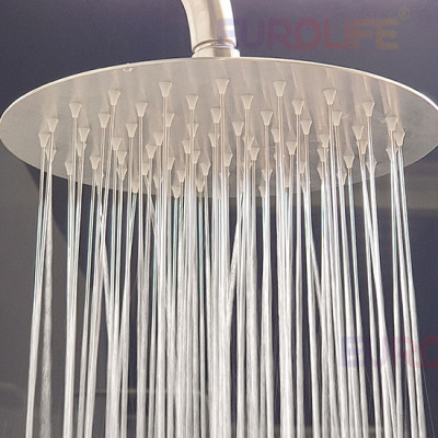 Đài sen tắm Inox SUS 304 Eurolife tròn EL-DST20 (Trắng vàng)