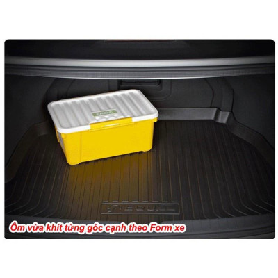 LÓT CỐP NHỰA CAO CẤP KIA CERATO 2019- 2022, CHẤT LIỆU NHỰA DẺO KHÔNG MÙI, CHỐNG TRÀN NƯỚC