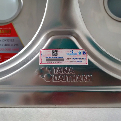 Chậu Rửa Bát Inox Tân Á Đại Thành RA03 - Kích thước 101x47cm loại 2 hộc 1 cánh rộng rãi, tặng kèm bộ xi phông