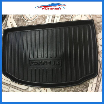 Thảm nhựa lót cốp Hyundai i10 Hatback 2014-2015-2016-2017-2018-2019-2020-2021 nhựa dẻo dày dặn đàn hồi tốt