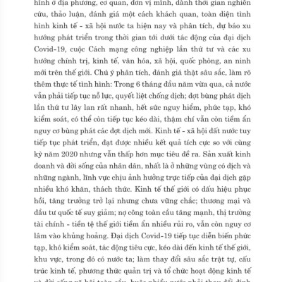 Cả nước đồng lòng, tranh thủ mọi thời cơ, vượt qua mọi khó khăn, thách thức, quyết tâm thực hiện thắng lợi Nghị quyết Đại hội XIII của Đảng ( xuất bản lần thứ hai)