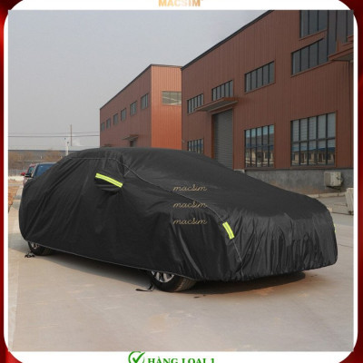 Bạt phủ ô tô thương hiệu MACSIM dành cho Hyundai I10 màu đen bạt phủ trong nhà và ngoài trời