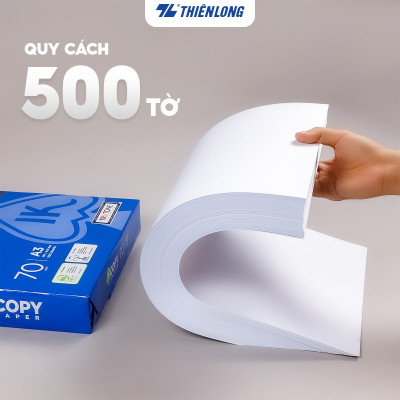 Combo 5 Ream giấy A5 70 gsm IK Copy (500 tờ) - Hàng nhập khẩu Indonesia