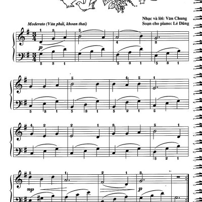 Piano Cho Thiếu Nhi - Tuyển Tập 220 Tiểu Phẩm Nổi Tiếng - Phần 3