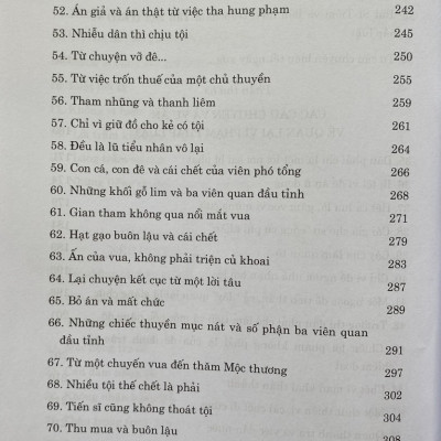 Luật Xưa Án Cũ