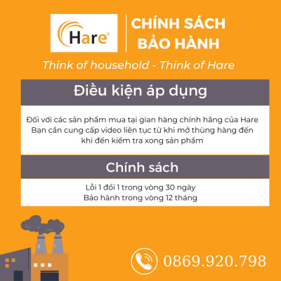 Bếp hồng ngoại công suất 2000W mã HR-IF20H8 -hàng chính hãng thương hiệu Hare - bảo hành 12 tháng