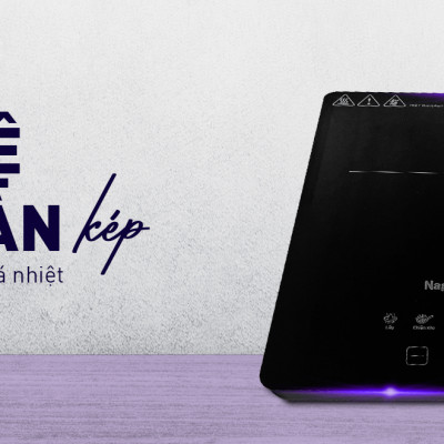 [HỘP QUÀ TẾT] [TẶNG KÈM NỒI LẨU 280x75mm] Bếp từ đơn Nagakawa NAG0718 (2000W) - 5 chương trình nấu - Bảo hành 1 năm - Hàng chính hãng