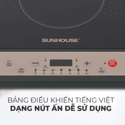 Bếp từ đơn Sunhouse SHD6160 - Hàng chính hãng, giá tốt, bảo hành 12 tháng