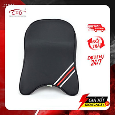 Gối Tựa Đầu Cao Su Non Bọc Da CIND QF001 Màu Đen