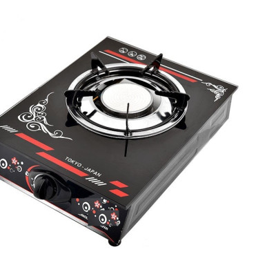 Bếp gas đơn hồng ngoại Windo mặt kiếng cường lực - giao (hoa văn ngẫu nhiên) - Hàng chính hãng
