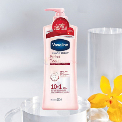 Sữa dưỡng thể Vaseline Healthy Bright Perfect Youth (100ml/350ml) - Hàng chính hãng