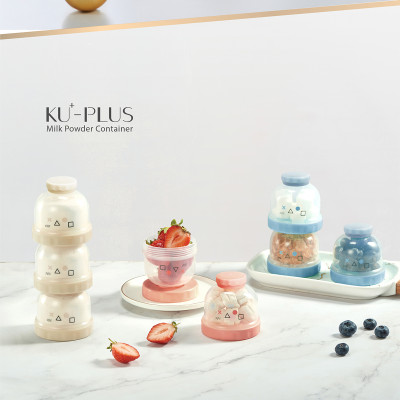 HỘP CHIA SỮA 3 NGĂN ĐA NĂNG CHO BÉ KU-PLUS