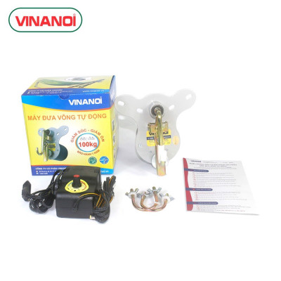Máy đưa võng em bé VINANOI - Vn365N sức đưa 100kg Giảm Sốc Giảm Ồn Đưa được cho cả Mẹ và Bé